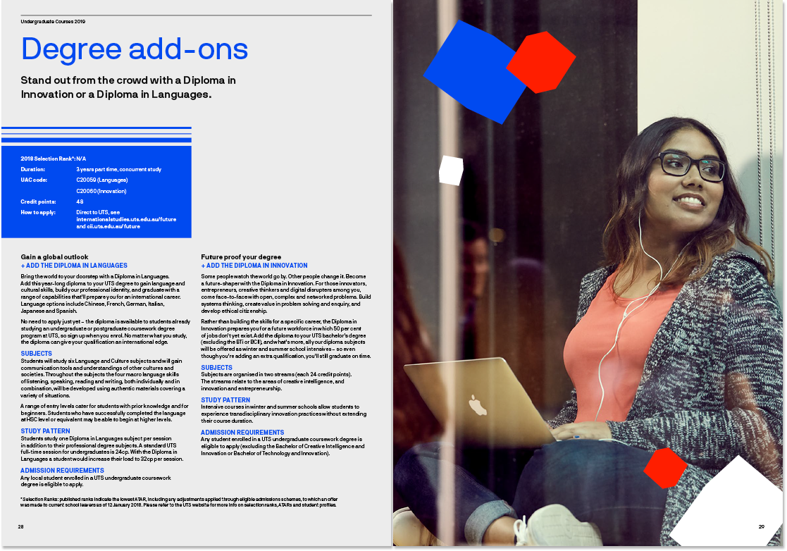 UTS Course Guide - Design by Kristy